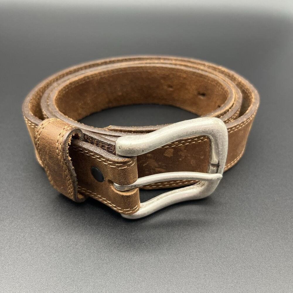 Silver Creek Classics leather belt brown usa made size 40